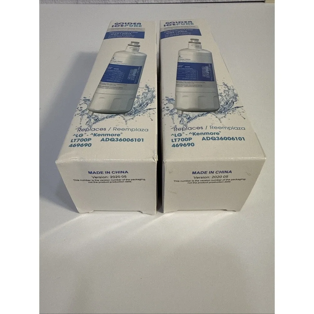 Golden IcePure‎ RWF1200A Refrigerator Replacement Water Filter 2 Filters